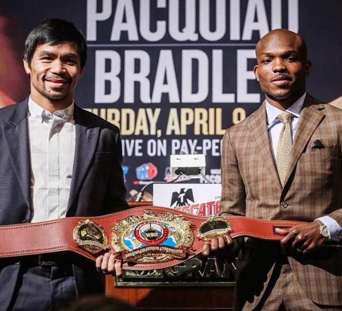 Manny Pacquiao Afrontará Mañana a Timothy Bradley Foto Instagram Timbradleyjr