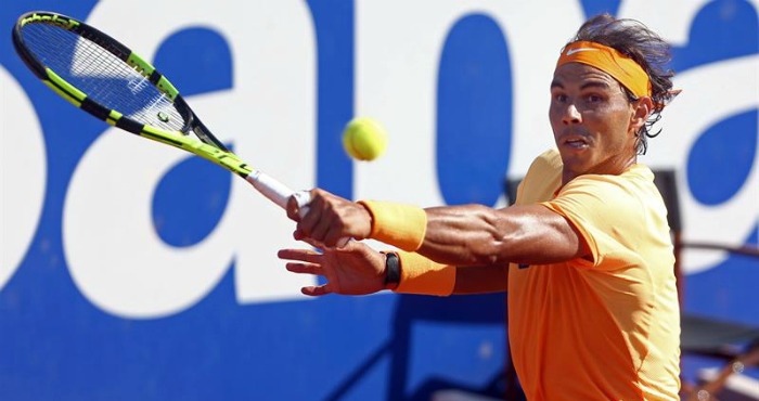 El Tenista Español Rafael Nadal Durante El Partido De Semifinales Del Barcelona Open Banc Sabadell Trofeo Conde De Godó Foto Efe