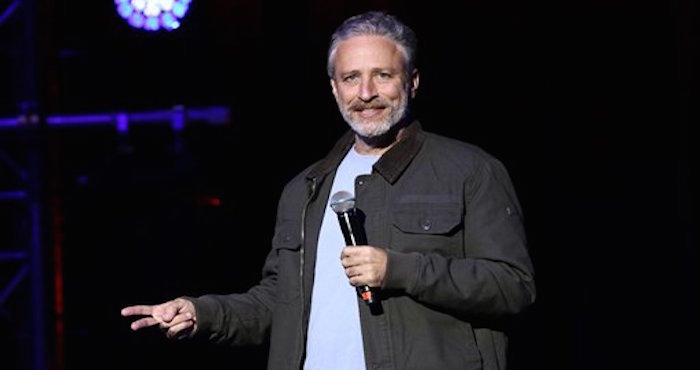 Jon Stewart En Una Presentación En Nueva York Foto Archivoap