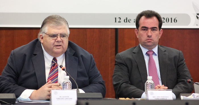 Agustín Carstens Carstens Gobernador Del Banco De México Durante Su Comparecencia Ante La Comisión De Hacienda Y Crédito Público En El Senado De La República Foto Luis Barrón Sinembargo