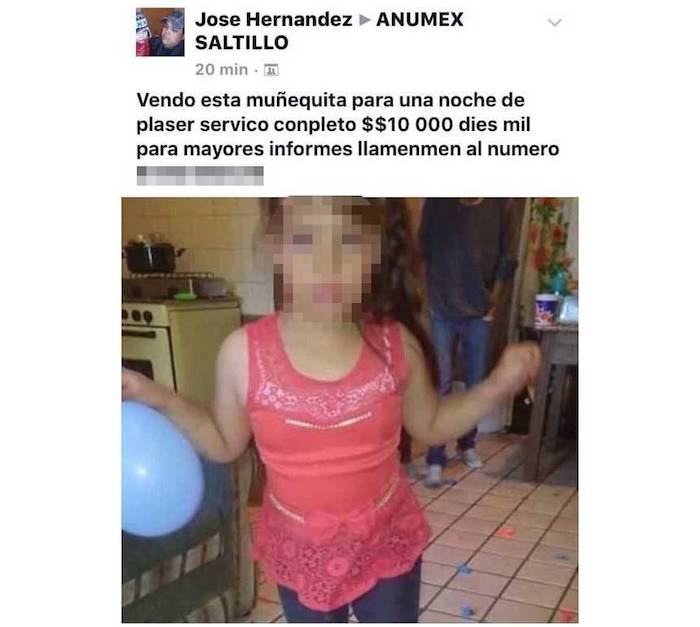 En El Anuncio Aparece El Ofertante De Nombre José Hernández Y Un Número De Contacto Con La Lada De Coahuila Foto Vanguardia