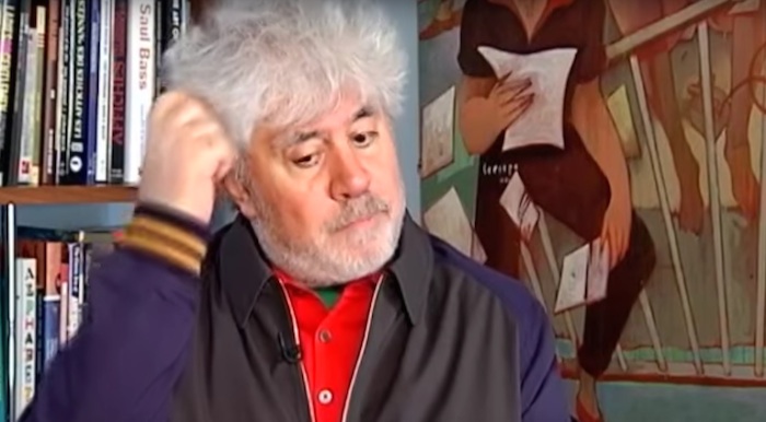 Almodóvar En Una Entrevista En Castilla la Mancha Televisión Foto Especial