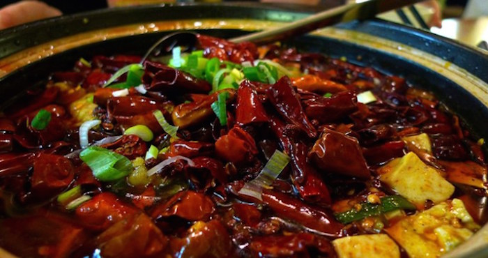 Sichuan hotpot