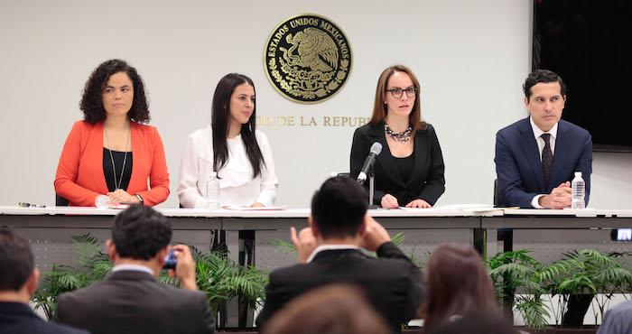 Las Senadoras Gabriela Cuevas Y Mariana Gómez Hablaron Al Respecto De La Eventual Citación De Mancera Foto Senado De La República