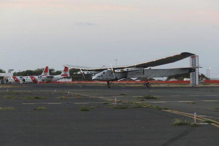 Vista Del Solar Impulse Ii Foto Efearchivo