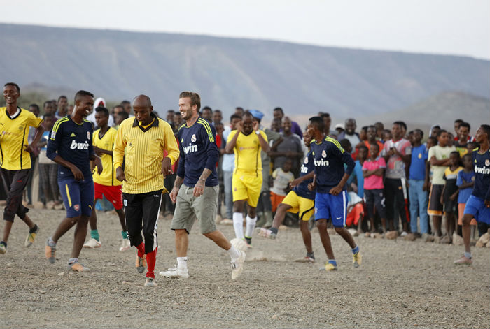 Beckham Jugando Futbol En Djibouti Foto Cortesía Jackie Nickerson