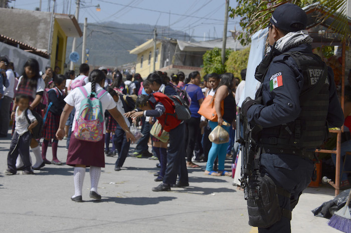 Hay niños que piden parte del dinero que les dan a sus compañeros para el recreo “es una retroalimentación que se está viviendo afuera ”, dijo el titular de la Codehum. Foto: Cuartoscuro 