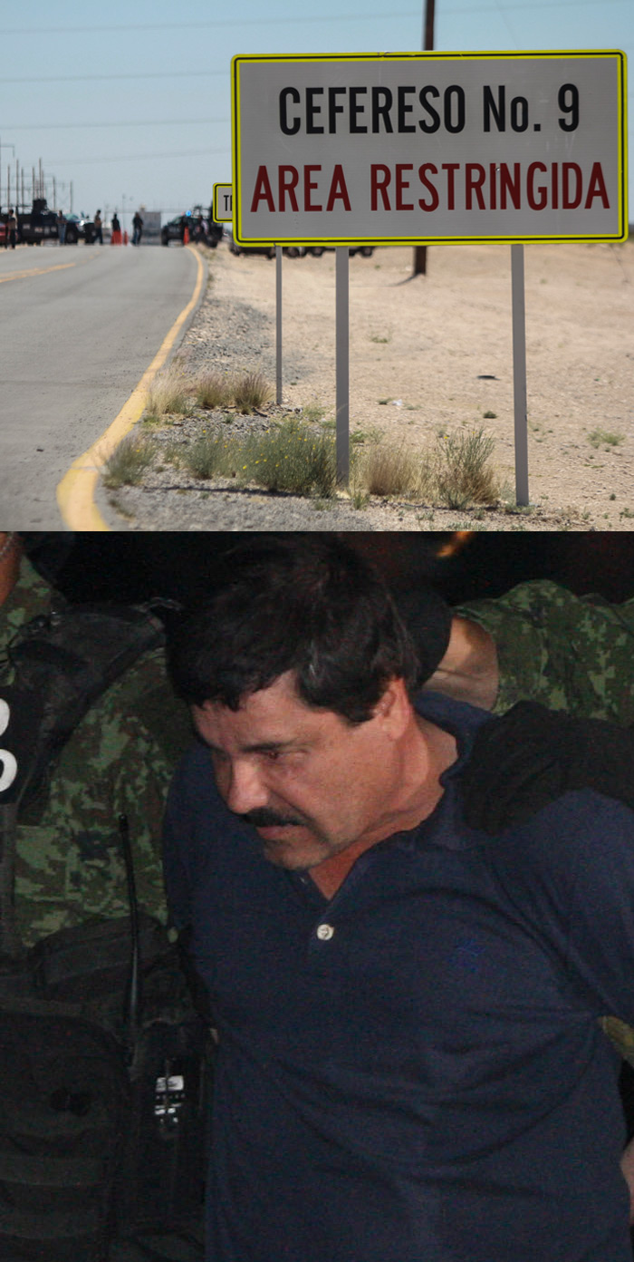 Arriba La Nueva Prisión Del Capo Mexicano Abajo el Chapo En Su última Captura Fotos Cuartoscuro