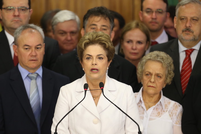 La Presidenta De Brasil Dilma Rousseff Fue Suspendida Hoy De Sus Funciones Por El Senado Foto Xinhua