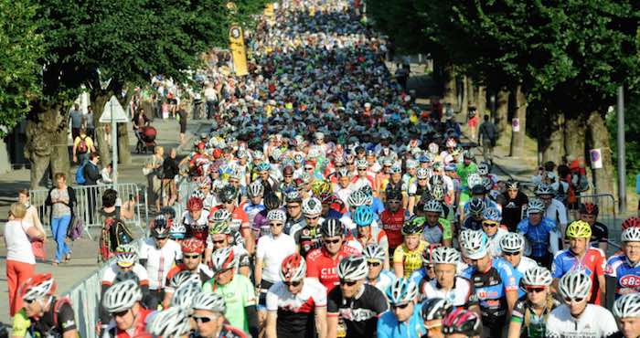 En La Imagen La Línea De Salida Del Tour De Francia En Francia Foto Laetapacdmxcom