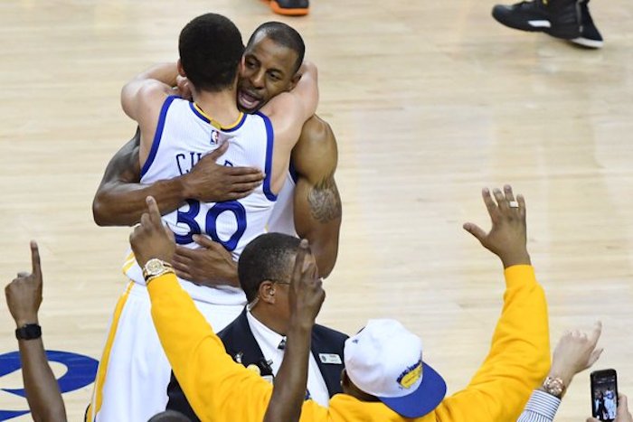 Warriors Celebrando Su Pase a Las Finales De La Nba Foto Vía Twitter warriors