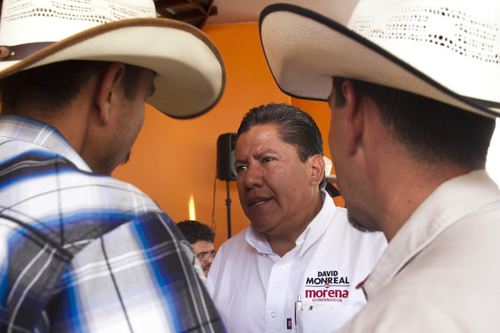 El Candidato De Morena David Monreal Se Comprometió En Campaña Con Ganaderos a Aumentar La Producción Bovina Foto Cuartoscuro