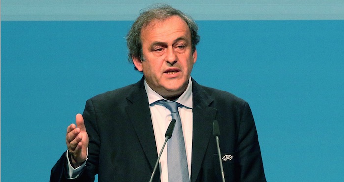 Michel Platini Actual Presidente De La Uefa Foto Aparchivo