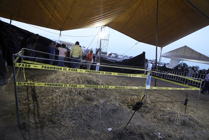 El área Acordonada Y Central Del Terreno Fue Donde No Se Encontraron Cadáveres Fotocuartoscuro