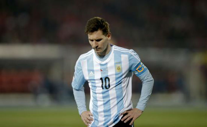 Lionel Messi Capitán Del Seleccionado Argentino De Futbol Foto Efe