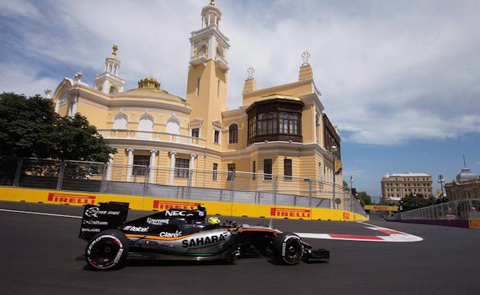 El Piloto Mexicano De Fórmula Uno Sergio Pérez force India Dijo Estar Satisfecho Foto Efe