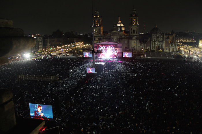 Aspecto zocalo concierto