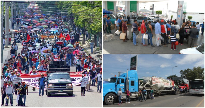 La Cnte Como Parte De Su Paro Nacional Contra La Reforma Educativa Ha Realizado Bloqueos Constantes En Carreteras De Oaxaca Y Chiapas Foto Cuartoscuro