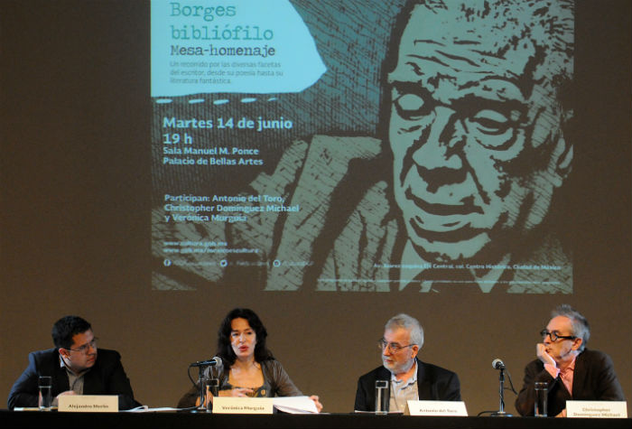 Homenaje Al Borges Bibliófilo En El Palacio De Bellas Artes Foto Arturo López Secretaria De Cultura