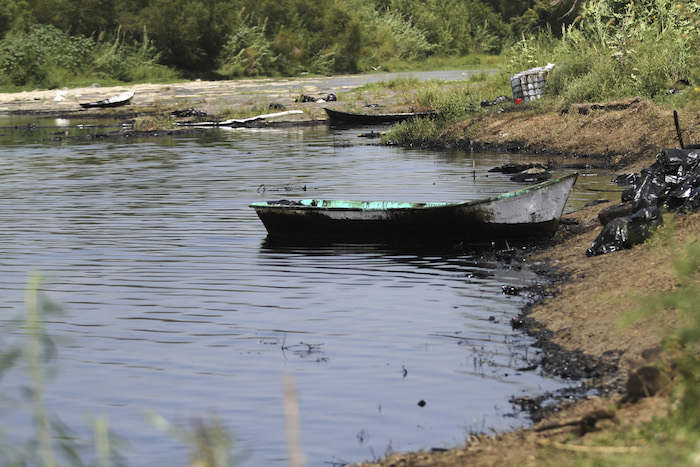 En Cadereyta un derrame en el río San Juan ocurrió en el 2015. Foto: Cuartoscuro