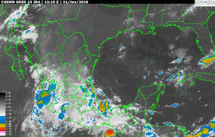 danielle Producirá Potencial De Tormentas Intensas a Torrenciales En Tamaulipas Puebla Y Veracruz Foto Twitter ‏conagua clima