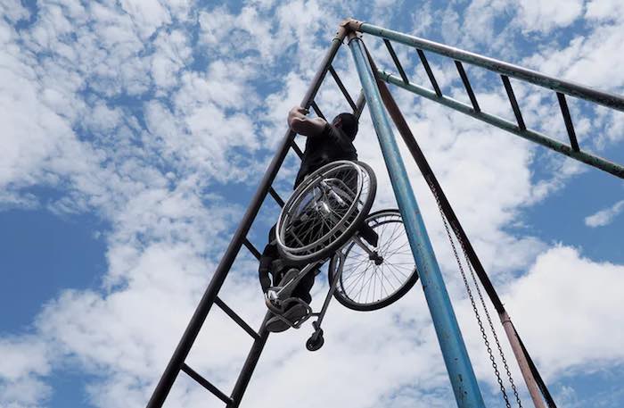 Plaza Es El único Deportista De Su Zona Que Utiliza Una Silla De Ruedas Foto Noah Lanard the Guardian