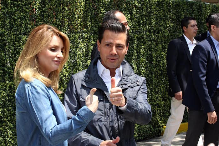 El Presidente Enrique Peña Nieto Acudió a Votar Con Su Esposa Angélica Rivera Foto Luis Barrón Sinembargo