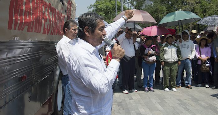 Rubén Núñez Ginez Líder De La Sección De La Coordinadora Nacional De Trabajadores De La Educación cnte Fue Detenido La Madrugada De Este Domingo Foto Cuartoscuro