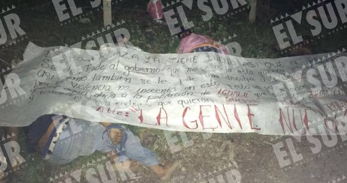 Tres Hombres Y Dos Mujeres Fueron Ejecutados En Iguala Foto El Sur