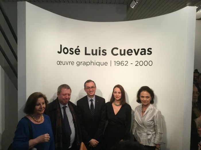 Mariana Cuevas La Hija Del Artista Inauguró La Muestra El Pasado De Junio Foto Secretaría De Cultura