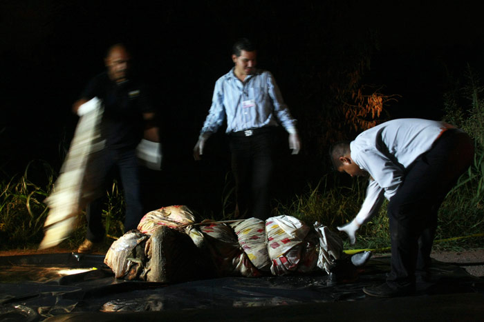 Un “encobijado”, entre miles. Foto: Rashide Frías, Cuartoscuro