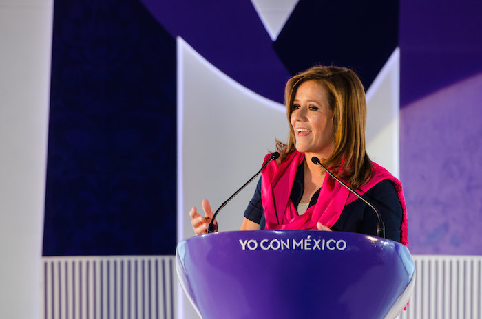 Margarita Zavala escudó a su esposo ante los señalamientos de equivocarse en cuanto a su estrategia antidrogas. Foto: Cuartoscuro