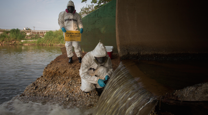 Tras Realizar Un Análisis El Y De Abril Pasados La Ong Con Presencia Internacional Acusó Que Dichas Sustancias Prácticamente Carecen De Regulación En México Foto Greenpeace