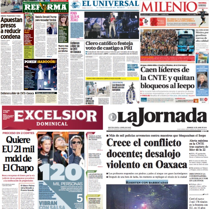 Portadas 12 de junio