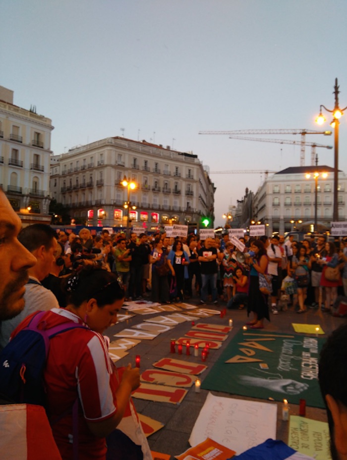 Manifestación En Madrid En Apoyo a La Cnte Foto ‏gloriaserranos