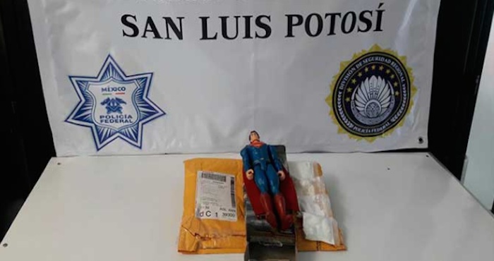 Muñeco superman Con Bolsas De Cocaína Foto El Pulsode San Luis