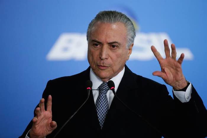 El Día De Ayer El Presidente De Brasil Michael Temer También Fue Acusado Por Sergio Machado Quien También Acusó Al Ministro Alves Foto Efe