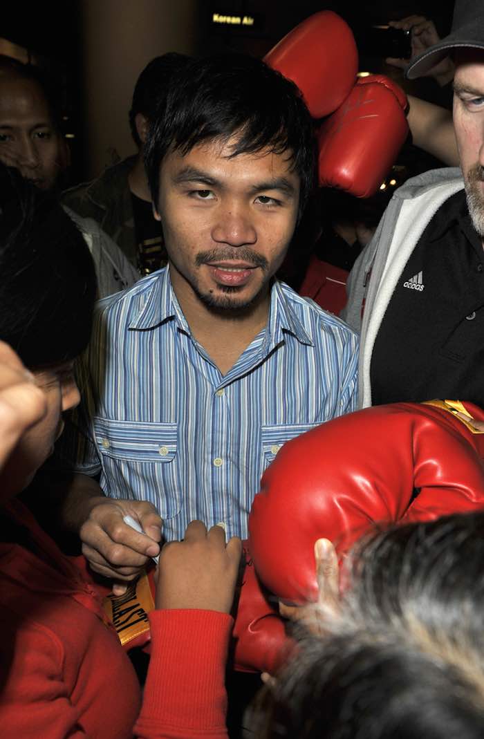 Manny Pacquiao manifestó en varias ocasiones querer asistir a los encordados de Río, pero sus escándalos políticos lo hacen difícil Foto: Shutterstock