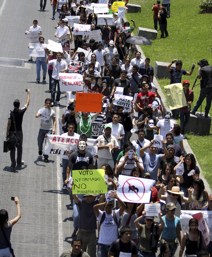 Las movilizaciones se dieron en todo el país para manifestar el rechazo a Enrique Peña Nieto. Foto: Gabriela Pérez Montiel, Cuartoscuro