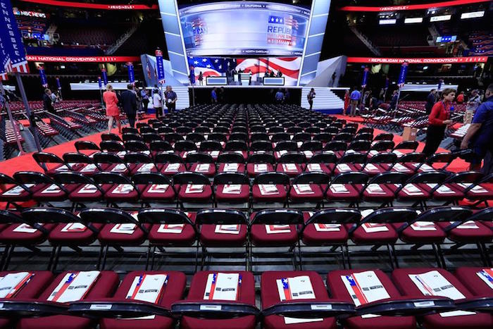 Los últimos Preparativos Para La Convención Republicana Que Se Celebrará En El Estadio Quicken Loans De Cleveland Ohio Estados Unidos Foto Efe