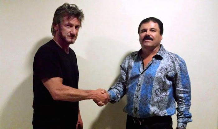 La foto que dio vuelta al mundo: "El Chapo" y Sean Penn. Foto: Rolling Stone