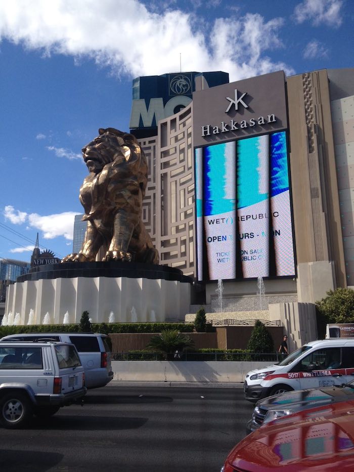 El MGM, uno de los hoteles-casino más representativos de la ciudad. Foto: Daniela Medina, SinEmbargo