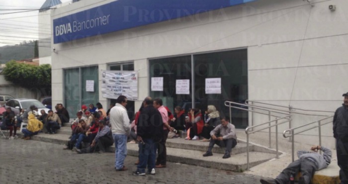 Los Centros Bancarios Que Hasta El Momento Permanecen Cerrados Son Bancomer De Avenida Madero Poniente El Del Centro La Huerta Camelinas Y En Avenida Lázaro Cárdenas Foto Provincia