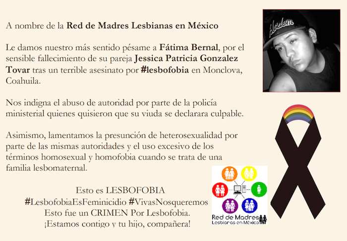 El Comunicado Que Emitió La Red De Madres Lesbianas De México Imagen Vanguardia