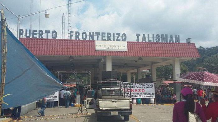 La Cnte Bloquea Los Puentes De La Frontera Sur De México Foto coordinadoradm