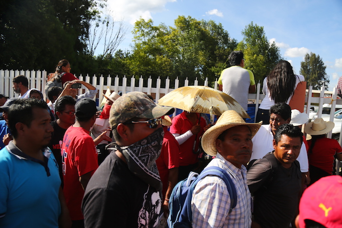 La tensión se apoderó de nuevo hoy de Nochixtlán, Oaxaca, con la visita de Roberto Campa Cifrían, el Subsecretario de Derechos Humanos de la Segob. Foto: Crisanto Rodríguez 