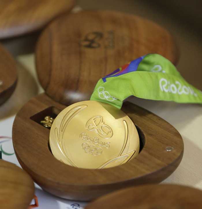 Las medallas de los Juegos Olímpicos ya están listas. Foto: AP.