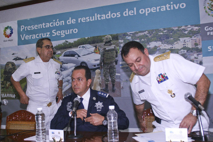 La SSP también adeuda los recursos para el operativo Veracruz Seguro, en el que participa la Policía Naval. Foto: Cuartoscuro 