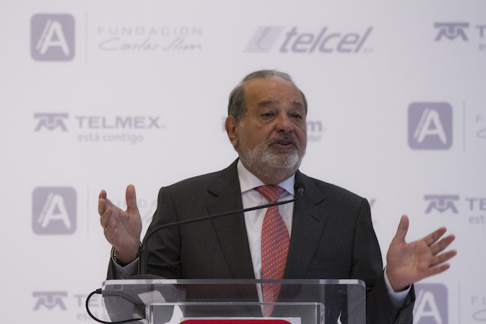 El empresario mexicano Carlos Slim. Foto: Cuartoscuro 