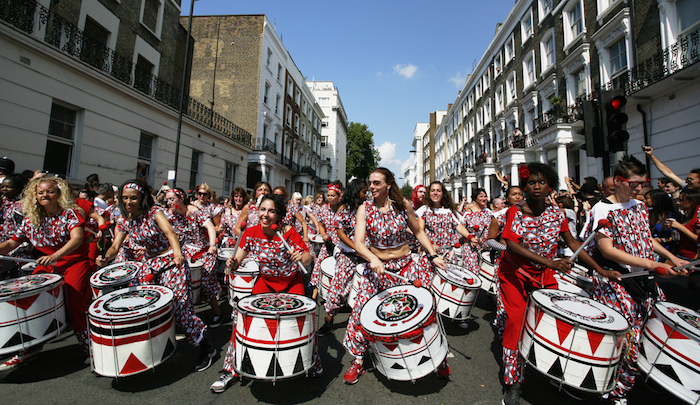 "El carnaval más famosos de Londres" ocurre en Notting Hill. Foto: Shutterstock